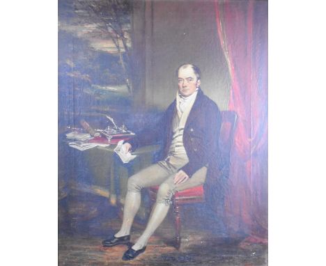 Attributed to Henry Singleton (1766-1839) portrait of Thomas Daniel, sugar trader and slave owner (born September 16th 1762),