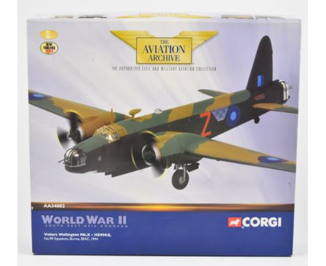 Corgi The Aviation Archive World War II South East Asia Command 1:72 scale diecast model Vickers Wellington Mk.X - HZ950:Z, N