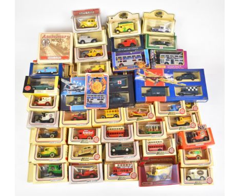 Seventy eight diecast model cars to include Matchbox Models of Yesteryear, Vanguards, Lledo Days Gone and The Dambusters 50th