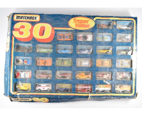 Matchbox Motorcity MC-30 diecast model vehicle set, in original box.&nbsp;
