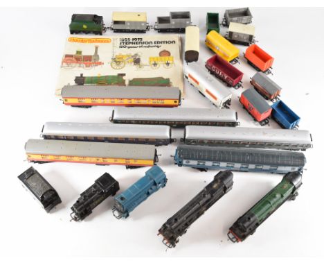 Hornby and other 00 gauge model railway rolling stock comprising two Hornby Princess Victoria tender locomotives, 08 shunter,