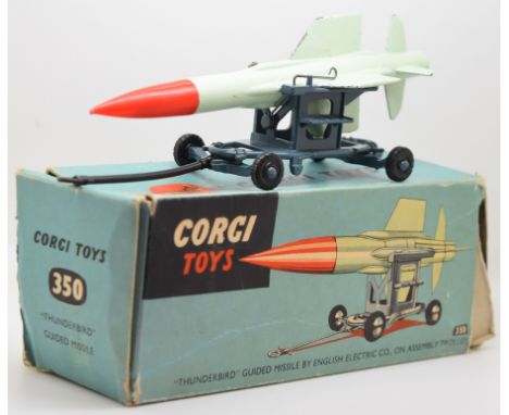 Corgi Toys diecast model&nbsp; 'Thunderbird' Guided Missile by English Electric Co. on Assembly Trolley, 350, in original box