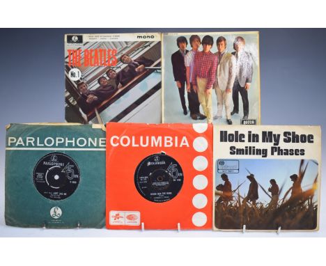 A collection of approximately 50 mostly 1960s singles including Bob Dylan, The Beatles, The Hollies, The Rolling Stones etc, 