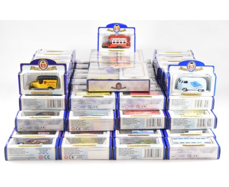 Over 100 Oxford diecast model cars to include public transport, commercial and emergency vehicles, all in original boxes.