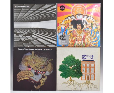 Seven albums comprising Trees - The Garden of Jane Delawney (LIK 15), Black Cat Bones - Barbed Wire Sandwich (TPT 221), Quate