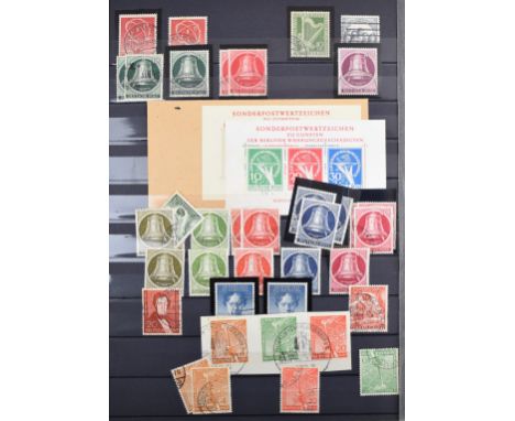 A very large mint and used collection of German stamps in albums, folders and stockbooks, from early empire and states issues