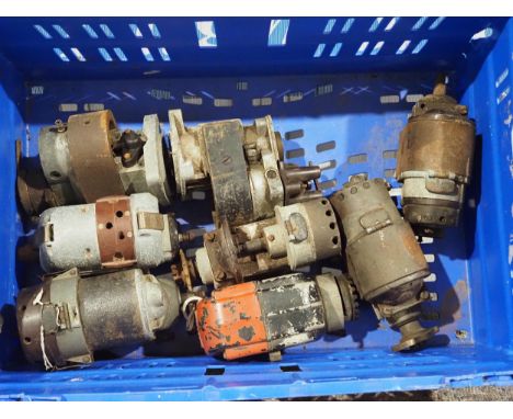 8 Vintage magnetos to include Lucas and Rotax 