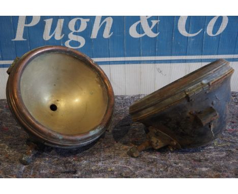 Pair of vintage headlights 