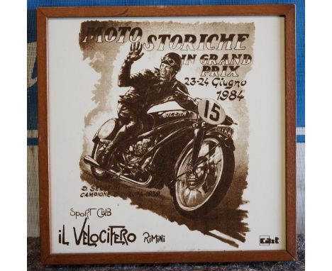 Framed tile - Moto Storiche Grand Prix 
