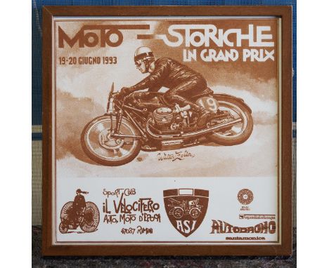 Framed tile - Moto Storiche Grand Prix 