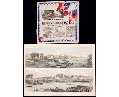 Harvard v Oxford/Cambridge International University Boat Race memorabilia,
i) double-size Illustrated London News coloured su