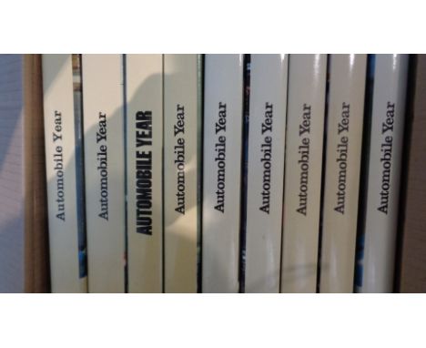 Automobile Year 1953-54 to 2004-05,
a 52-volume run from Volume One of the original annual for the motor sport enthusiast

Fr