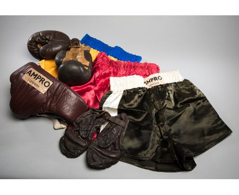A collection of boxing memorabilia from the collection of the late Geoff Born, Treasurer of the London Ex-Boxers Association,
