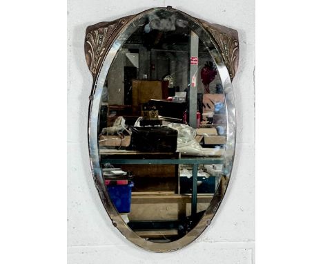 An Egyptian style vintage wall mirror, height 54cm