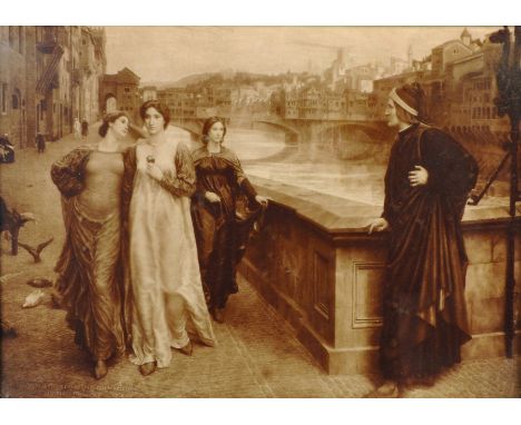 After Edward Coley Burne-Jones (1833-1898) British. 'Sibylla Delphica', Wood Engraving, 8" x 11", together with a print after