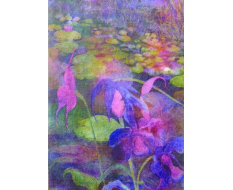 Caroline Mesh (20th Century) British. 'Winter Lilies', Lithograph, Signed, Inscribed and numbered 5/10, 16" x 11", and two ot