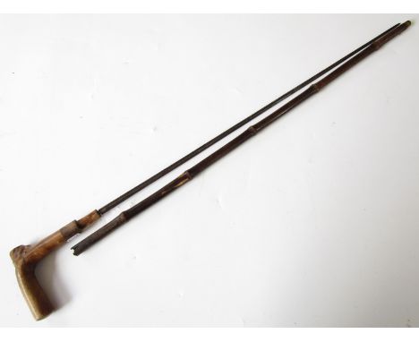 A Victorian sword stick (a/f)