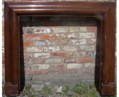 A 1930's mahogany Fire Surround, 4' 7" (140cms) wide.
