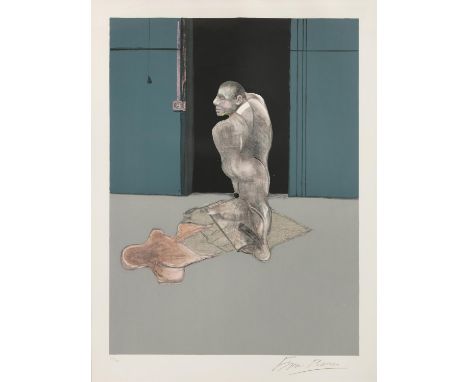 FRANCIS BACON (1909-1992)Study of a portrait of John EdwardsLithograph, 68 x 50.3cm (94.5 x 68cm sheet size)Signed and number