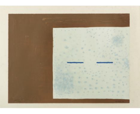 WILLIAM SCOTT CBE RA (1913-1989)Area ContrastedSilkscreen print, 58 x 78cmSigned and dated (19)'72Edition 8/72Provenance: Wit