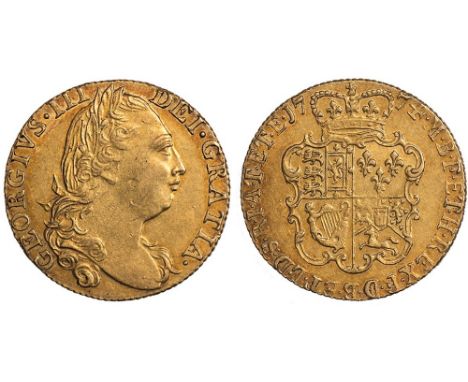 George III, guinea, 1774, fourth laur. head r., rev. crowned shield of arms (S.3728), very fine