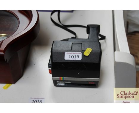 A Polaroid camera