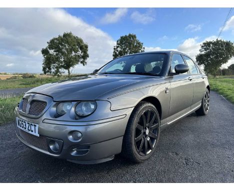 2003 MG ZT 260 saloon, 4601cc 4 door saloon, manual, reg. no. WG53 ZCT, finished in X Power Grey with a black leather interio