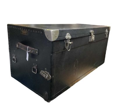 Vintage 'Travelight' car trunk by R. W. Forsyth Ltd, 82cm in overall length.