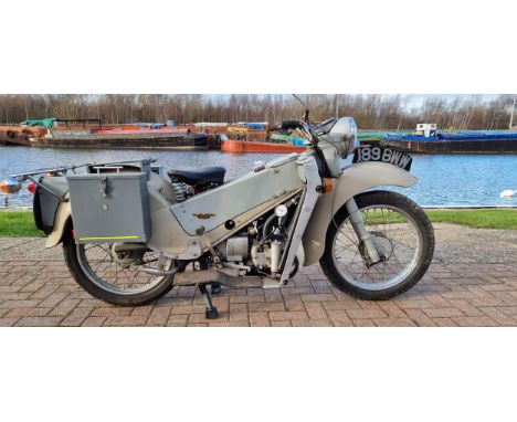 1962 Velocette LE 192cc. Registration number 189 BWM. Frame number 506334 (not found). Engine number 60273 (not found).Launch