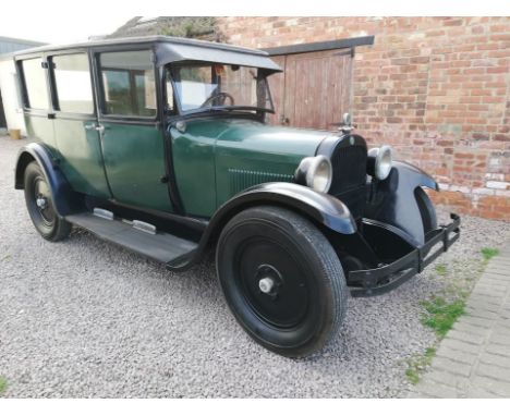 1926 Dodge 116 Sedan, 3,500cc. Registration number BF 9273. Chassis number A 642744. Engine number unknown The Dodge name has