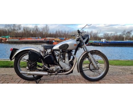 1954 BSA M20, 499cc. Registration number PUO 796. Frame number BM20 1976. Engine number ZB33 4110.Created by the renowned Ari