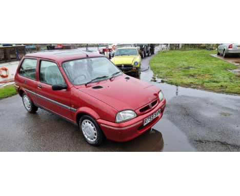 1998 Rover Metro 100 Ascot SE diesel, 1,527cc. Registration number R759 SVN. Chassis number SAXXPFNBDBD151792. Engine number 