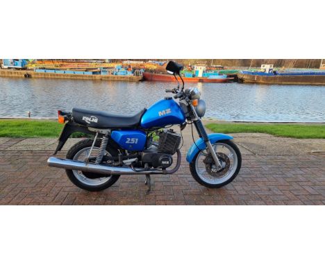 1997 MZ Kanuni ETZ 251, 243cc. Registration number R490 TCH. Frame number 0696310. Engine number 2440696By the late 1960s, MZ