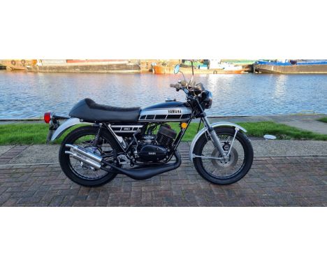 1974 Yamaha RD250, 247cc. Registration number AWJ 12M. Frame number 600238 (not found). Engine number 600238 (not found).The 