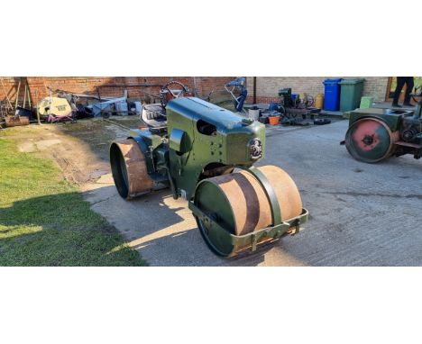 Aveling Barford GA Road Roller, c.1959. Serial number GA 1105. In 1933 Aveling-Barford, Ltd. were formed by amalgamating Avel