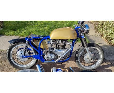 1961 Triton 650cc. Registration number TSY 692 (non transferrable). Frame number 11D 94161 (V5C states 17D). Engine number T1