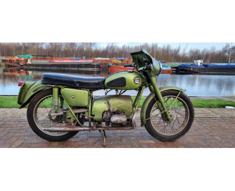 1958 Velocette Valiant 192cc. Registration number WRW 901 (see text). Frame number unknown. Engine number unknown.Launched in