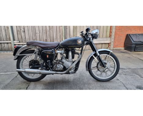 1958 BSA Gold Star CB32/B33, 500cc. Registration number YRH 485. Frame number CB32. 7634. Engine number BB33.4283 (see text).