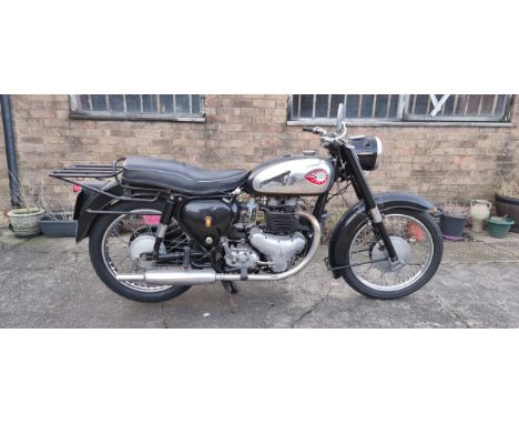 1961 BSA A10 Golden Flash, 650cc. Registration number XHE 90. Frame number GA7 21688. Engine number DA10 17214.Launched in 19