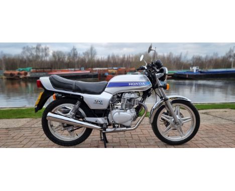 1979 Honda Super Dream, 249cc. Registration number XEW 293T. Frame number CB250N 2007440. Engine number CB250NE 2007446.The C