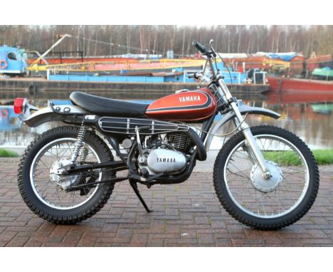 1972/3 Yamaha RT3-360, 351cc. Registration number NOVA 18E147956 (see text). Frame number RT1-132071. Engine number RT1-13207