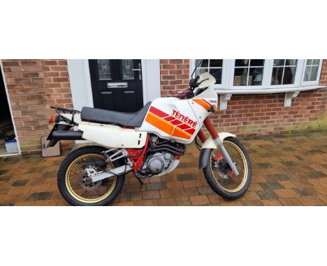 1989 Yamaha XT600Z, 595cc. Registration number F633 GAK. Frame number 3AJ-034480. Engine number not found. Built from the suc