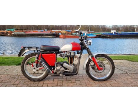 1957 Ariel NH Red Hunter Special, 350cc. Registration number 340 YUM (non transferrable) Frame number APR6811. Engine number 