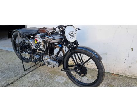 1927 Norton Model 18, 490cc. Registration number SV 8596 (non transferrable), Frame number 26580. Engine number 37082.The ove