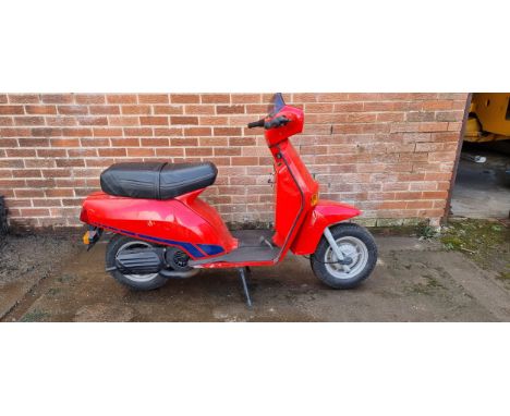 1984 Benelli S125 Scooter. Registration number not registered. Frame number ME 10225. Engine number 1035Now Chinese owned, al