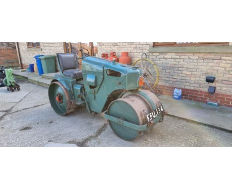 1948 Aveling Barford GA roller. Registration number FFU134 (not on DVLA records). Serial number GA 00183. In 1933 Aveling-Bar