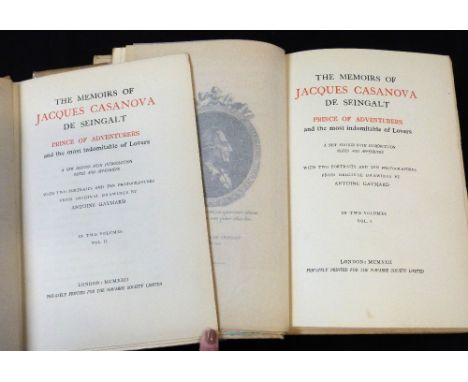 GIACOMO CASANOVA: THE MEMOIRS OF JACQUES CASANOVA DE SEIGNALT, PRINCE OF ADVENTURERS AND THE MOST INDOMITABLE OF LOVERS, ill 