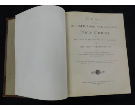 BROWN'S SELF-INTERPRETING FAMILY BIBLE..., London, J G Murdoch circa 1880, Kronheim coloured plates, thick 4to, original blin