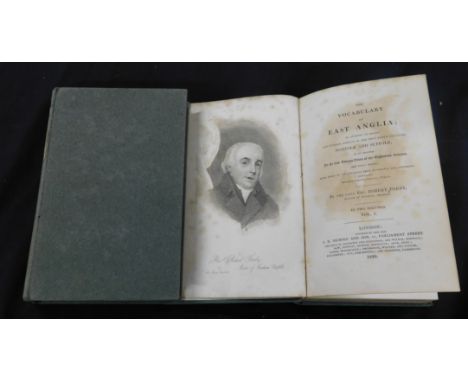 ROBERT FORBY: THE VOCABULARY OF EAST ANGLIA, AN ATTEMPT TO RECORD THE VULGAR TONGUE OF THE TWIN SISTER COUNTIES NORFOLK AND S