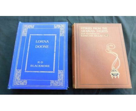 STORIES FROM THE ARABIAN NIGHTS RETOLD BY LAURENCE HOUSEMAN, ill Edmund Dulac, circa 1931, Boots edition, 20 tipped in colour